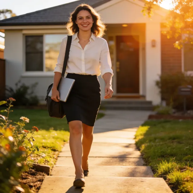 Australian teacher comparing home loan options and LMI waiver eligibility across banks